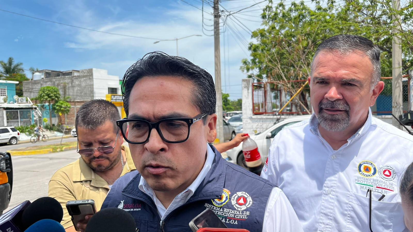 Roy Navarrete Cuevas, director de Protección Civil de Sinaloa, precisa que el mar de fondo se presenta en el Pacífico Mexicano.