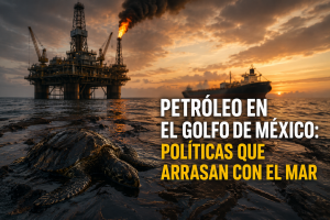 Petróleo en el Golfo de México: políticas que arrasan con el mar