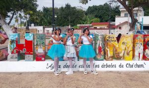 Niñas de Yucatán impulsan lengua maya con K-pop